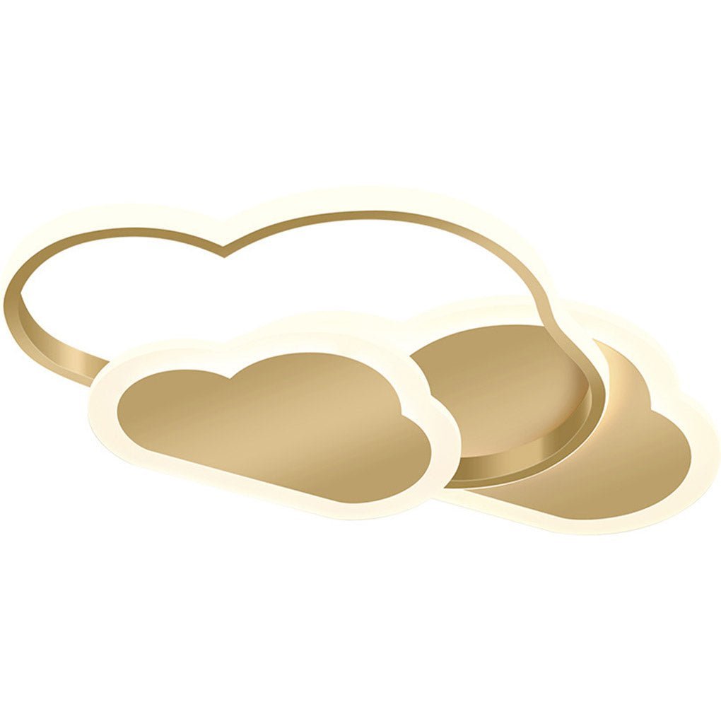 Nordic Creative Arc Design Cloud Shape Energy-saving LED Ceiling Lamps-Lighom