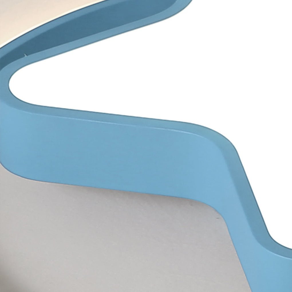 Nordic Creative Five-pointed Star Design Three Color Dimming LED Ceiling Lamp-Lighom