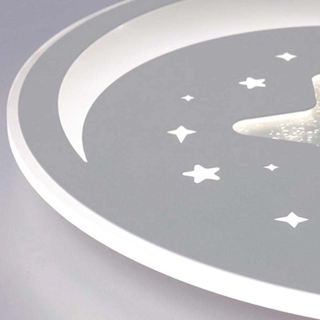 Nordic Creative LED Ultra Thin 3-color Adjustable Ceiling Light with Remote Control-Lighom