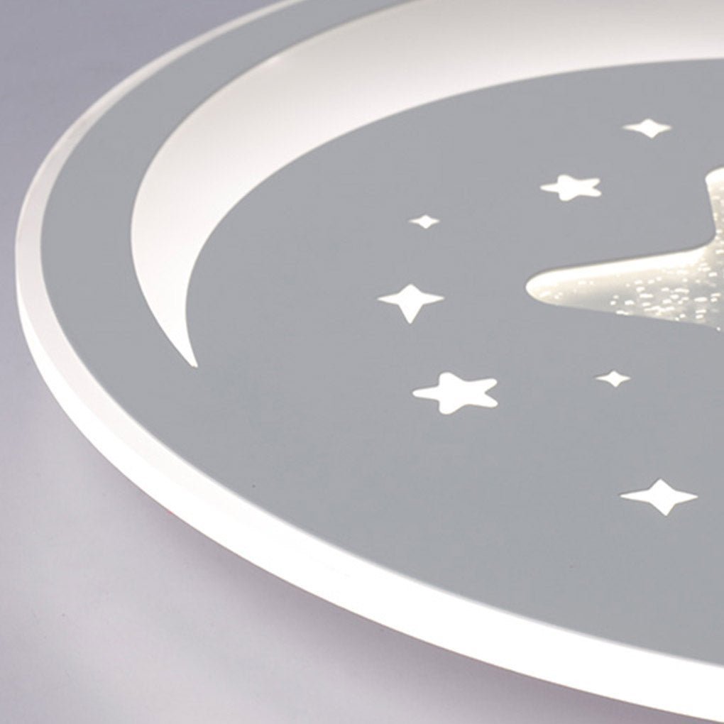 Nordic Creative LED Ultra Thin 3-color Adjustable Ceiling Light with Remote Control-Lighom