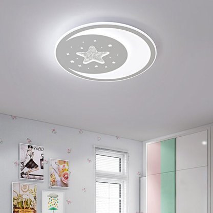 Nordic Creative LED Ultra Thin 3-color Adjustable Ceiling Light with Remote Control-Lighom