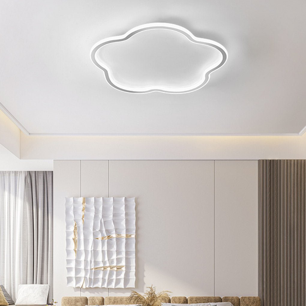 Nordic Ultra-Thin Cloud Three-Color LED Ceiling Lamp
