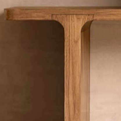 Nordic Wood Console Table — Natural