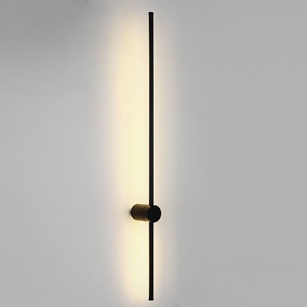 Nordic Linear Ultra-thin Long Strip LED Wall Lamp for Bedside Background Wall-Lighom