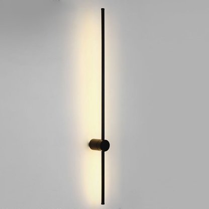 Nordic Linear Ultra-thin Long Strip LED Wall Lamp for Bedside Background Wall-Lighom