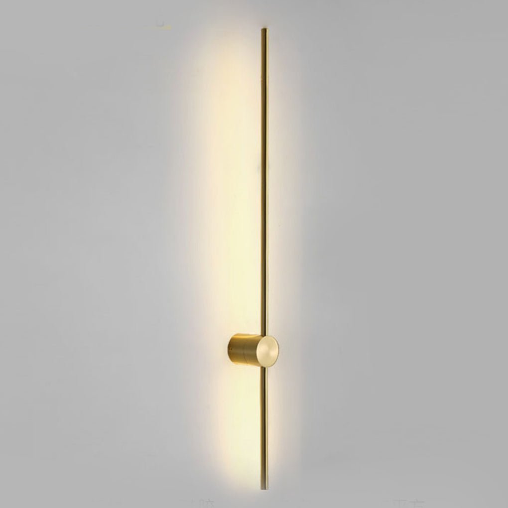 Nordic Linear Ultra-thin Long Strip LED Wall Lamp for Bedside Background Wall-Lighom