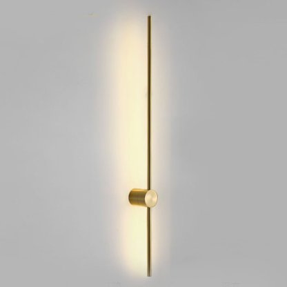 Nordic Linear Ultra-thin Long Strip LED Wall Lamp for Bedside Background Wall-Lighom