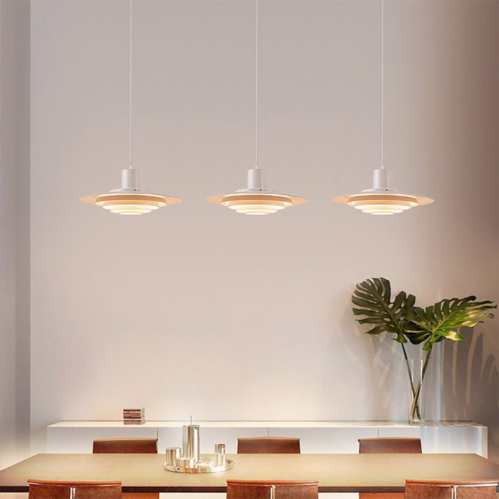 Modern cafe decorative pendant lighting in metal