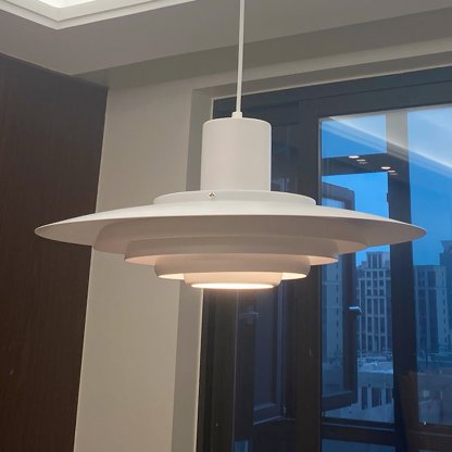 Modern multi-layer decorative metal pendant lighting