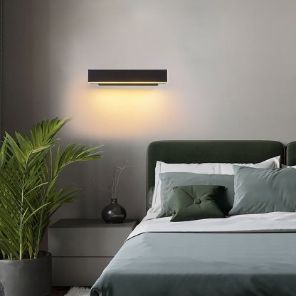 Nordic Minimalist 360° Rotatable LED Wall Lamp for Bedside Corridor Aisle-Lighom