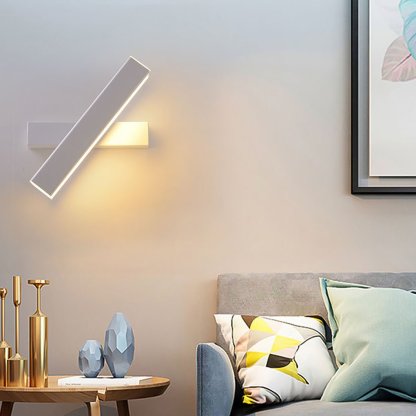 Nordic Minimalist 360° Rotatable LED Wall Lamp for Bedside Corridor Aisle-Lighom