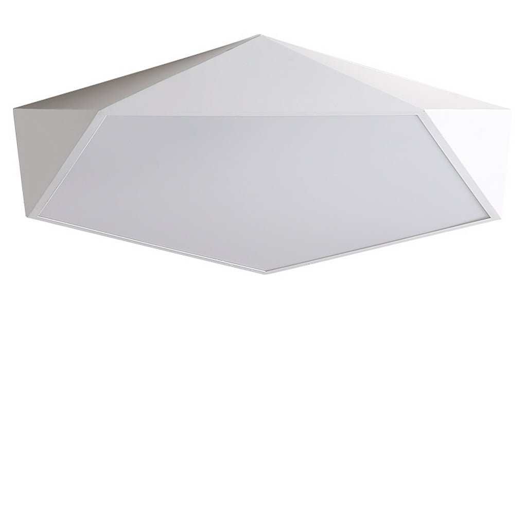 Nordic Minimalist Creative Geometric LED Three Color Dimming Ceiling Lamp-Lighom