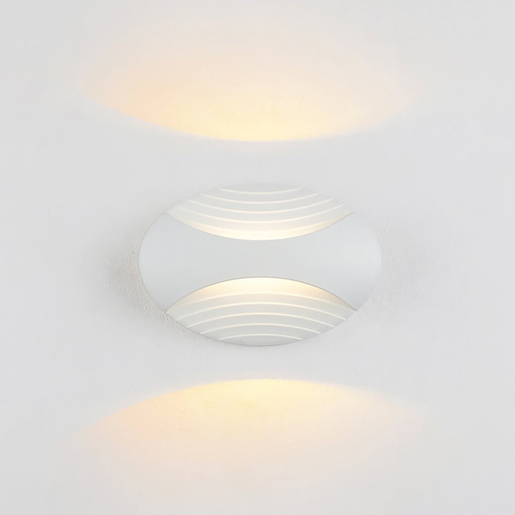 Nordic Minimalist Creative Waterproof LED Background Wall Sconces-Lighom