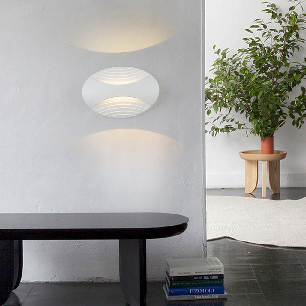 Nordic Minimalist Creative Waterproof LED Background Wall Sconces-Lighom