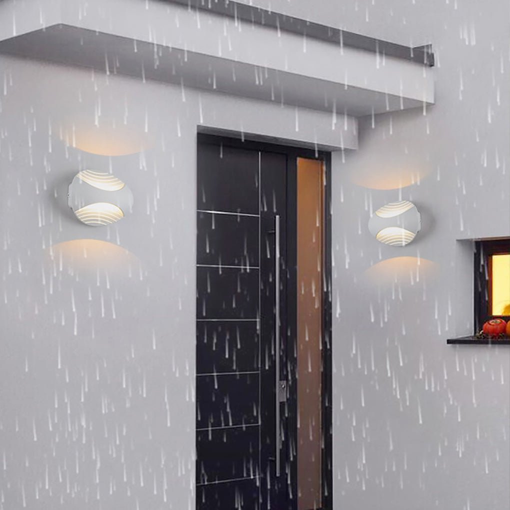 Nordic Minimalist Creative Waterproof LED Background Wall Sconces-Lighom