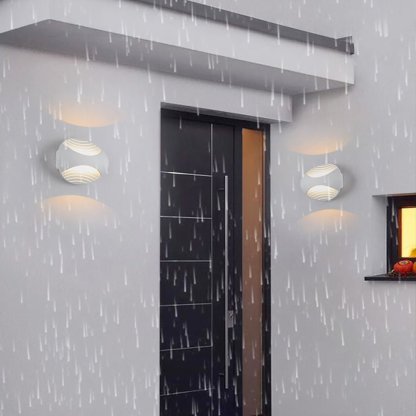 Nordic Minimalist Creative Waterproof LED Background Wall Sconces-Lighom