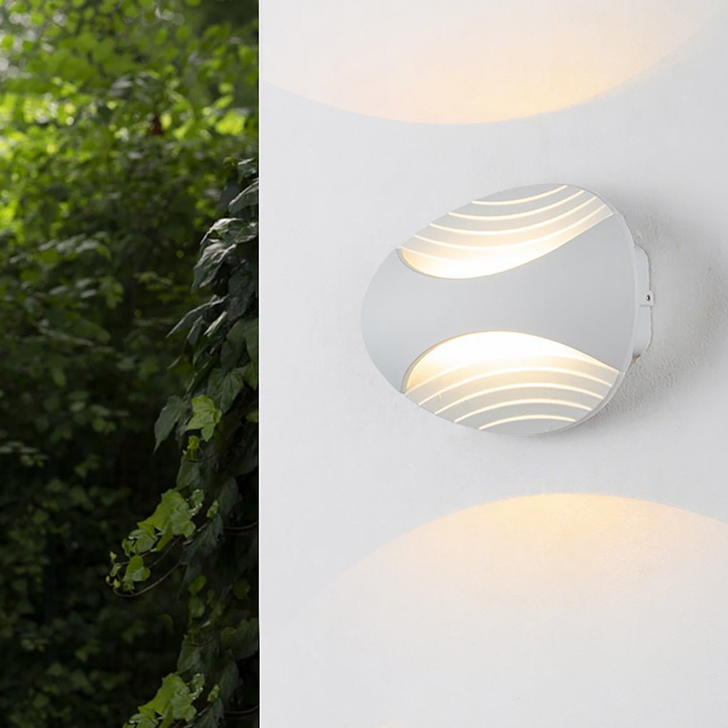 Nordic Minimalist Creative Waterproof LED Background Wall Sconces-Lighom