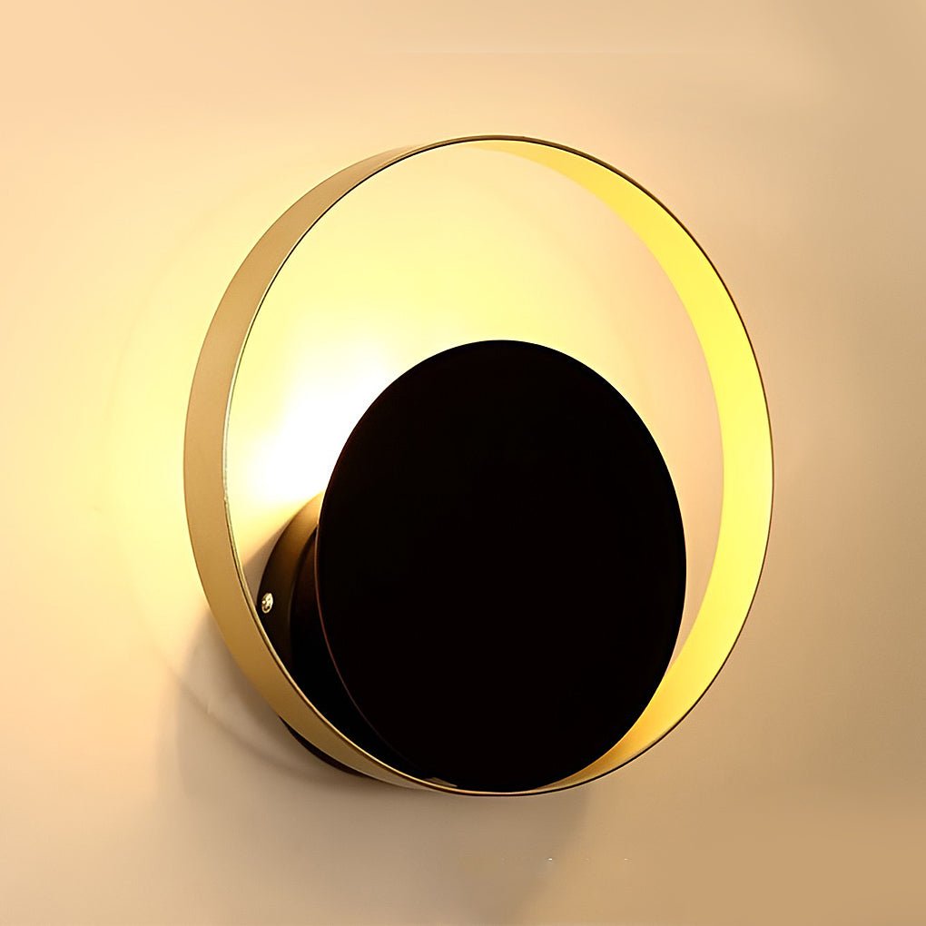 Nordic Minimalist LED Sconce Creative Round Wall Lamp Wall Sconces Wall Lights for Bedroom-Lighom