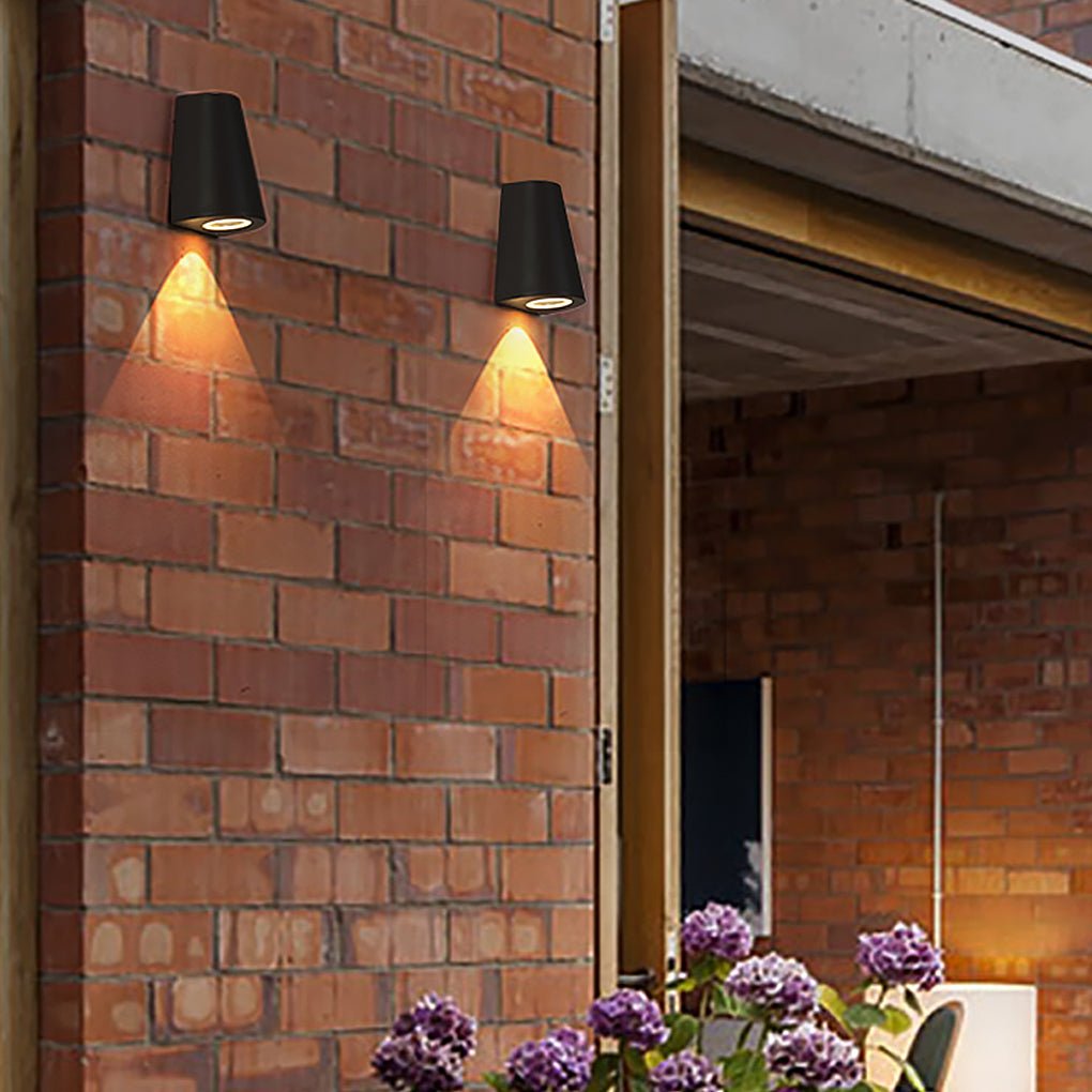 Nordic Minimalist Outdoor LED Waterproof Wall Light for Courtyard Aisle Balcony-Lighom