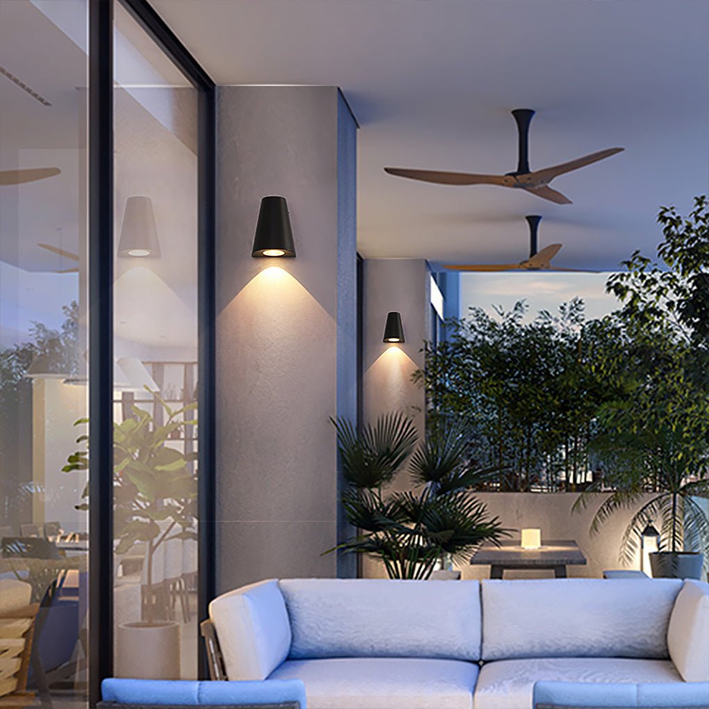 Nordic Minimalist Outdoor LED Waterproof Wall Light for Courtyard Aisle Balcony-Lighom