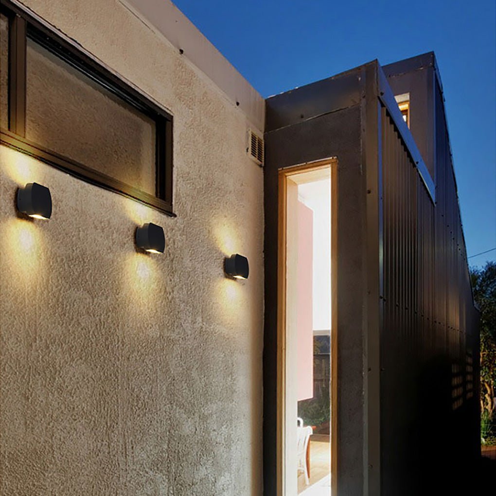 Nordic Minimalist Outdoor LED Waterproof Wall Light for Villa Courtyard Aisle-Lighom