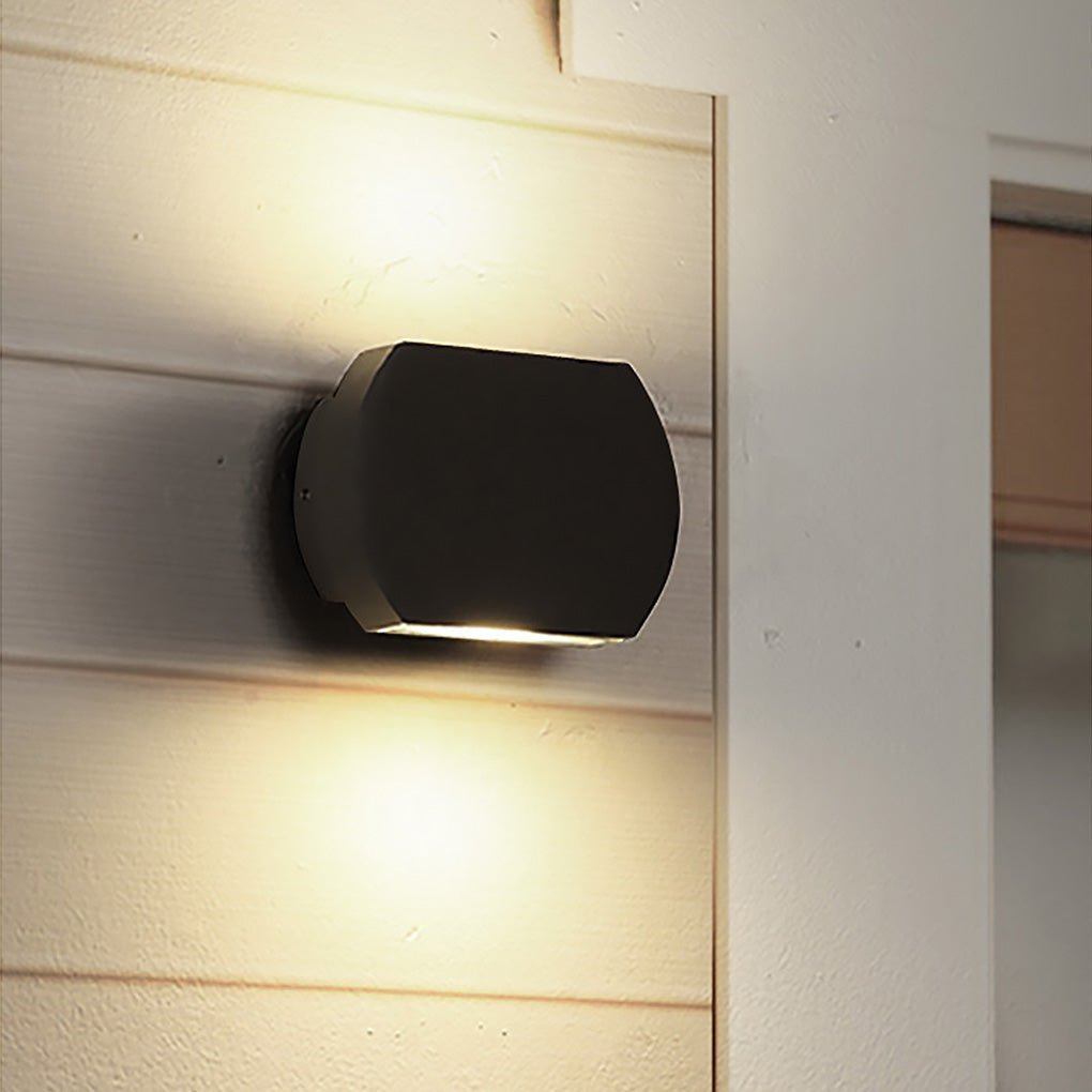 Nordic Minimalist Outdoor LED Waterproof Wall Light for Villa Courtyard Aisle-Lighom