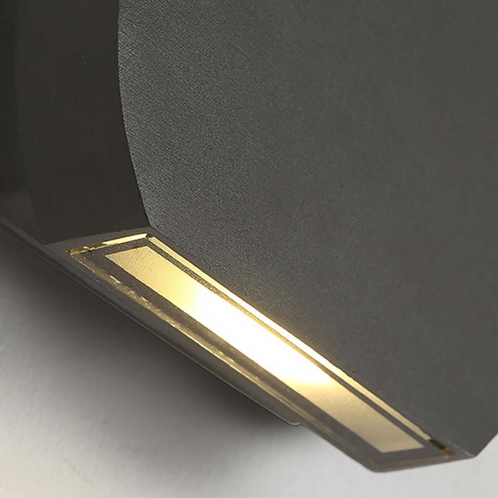 Nordic Minimalist Outdoor LED Waterproof Wall Light for Villa Courtyard Aisle-Lighom