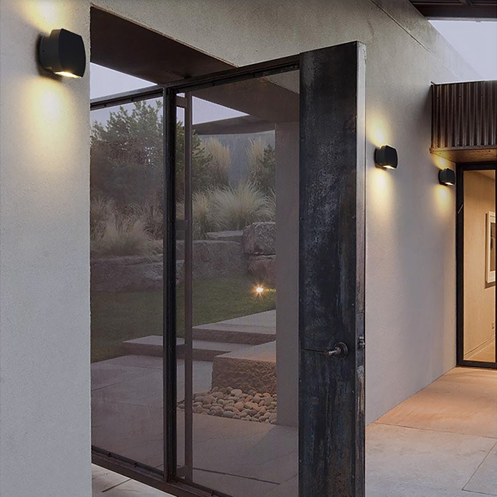 Nordic Minimalist Outdoor LED Waterproof Wall Light for Villa Courtyard Aisle-Lighom