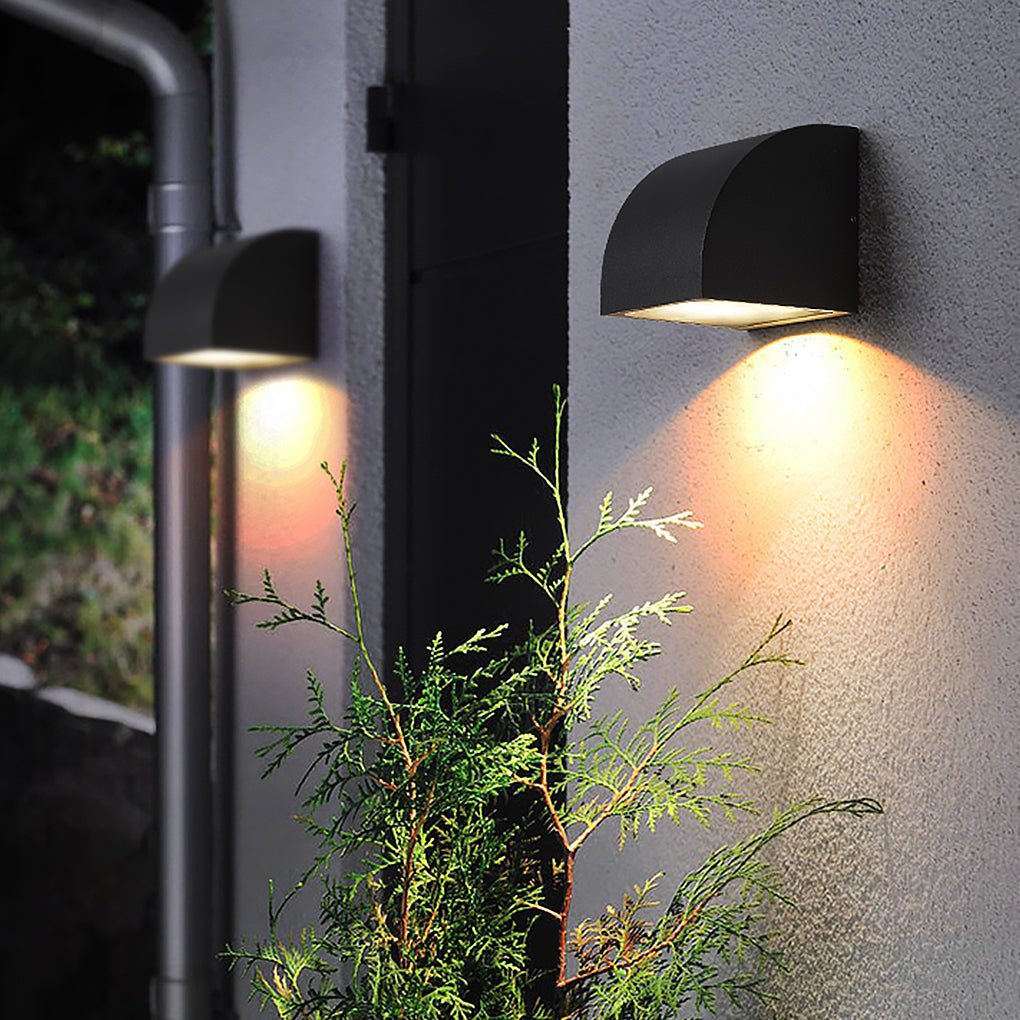 Waterproof Geometric Shaped Nordic Outdoor Wall Lights Wall Sconce Lighting-Lighom