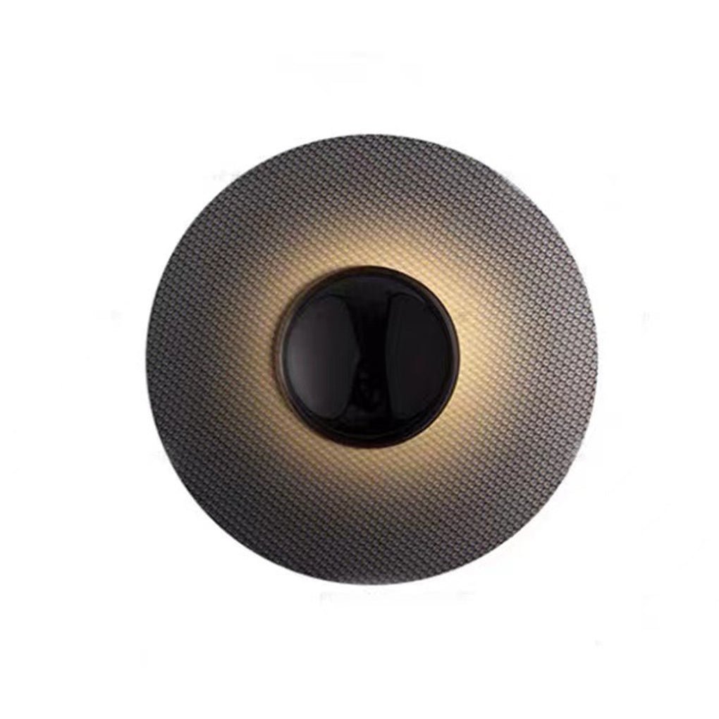 Nordic Minimalist Round Background Decorative LED Wall Lamp for Living Room Bedside-Lighom