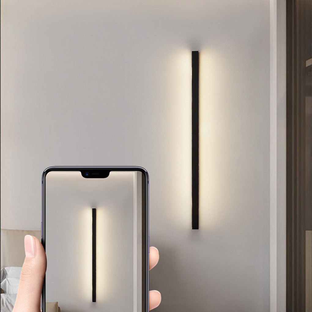 Nordic Minimalist Stepless Dimming Background Corner Atmosphere Wall Lamp-Lighom