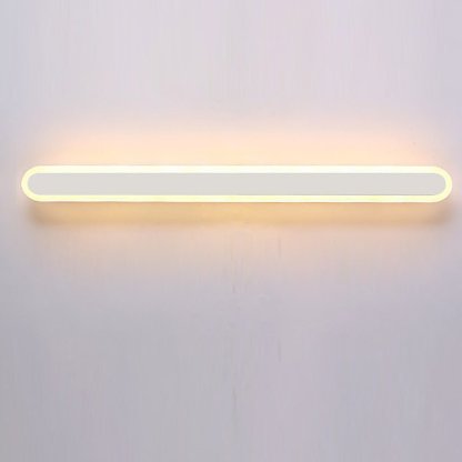 Nordic Minimalist Strip Three-color Light LED Bedside Living Room Background Wall Lamp-Lighom