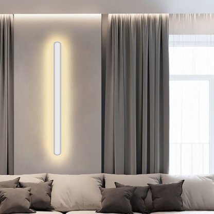 Nordic Minimalist Strip Three-color Light LED Bedside Living Room Background Wall Lamp-Lighom