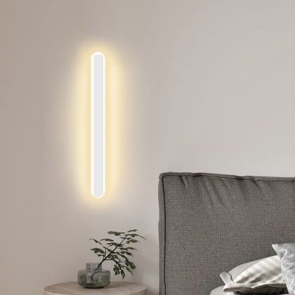 Nordic Minimalist Strip Three-color Light LED Bedside Living Room Background Wall Lamp-Lighom