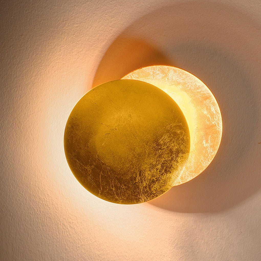 Nordic Minimalist Unique Rotatable Moon-like Design LED Wall Lamp for Bedside Aisle Stairs-Lighom
