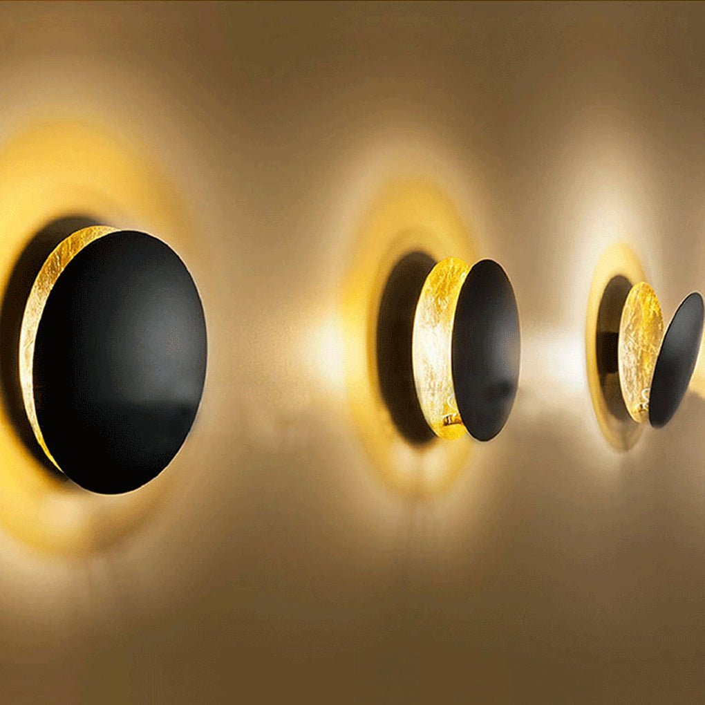 Nordic Minimalist Unique Rotatable Moon-like Design LED Wall Lamp for Bedside Aisle Stairs-Lighom