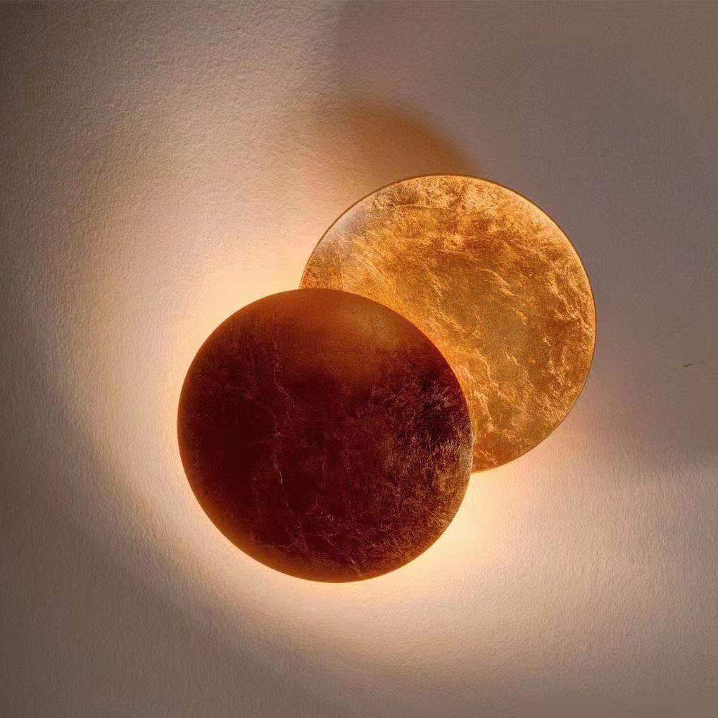 Nordic Minimalist Unique Rotatable Moon-like Design LED Wall Lamp for Bedside Aisle Stairs-Lighom