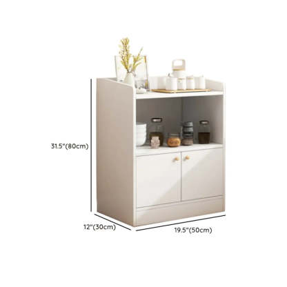 Nordic Oak Rectangular Kitchen China Cabinet