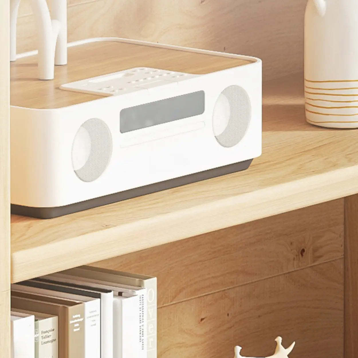 Nordic Wood Storage Bookcase