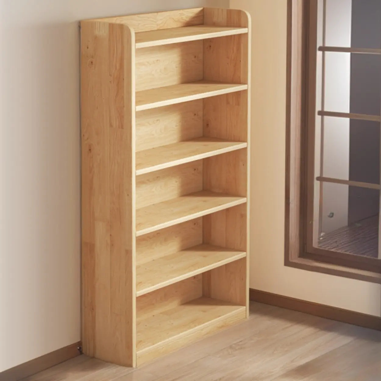 Nordic Wood Storage Bookcase
