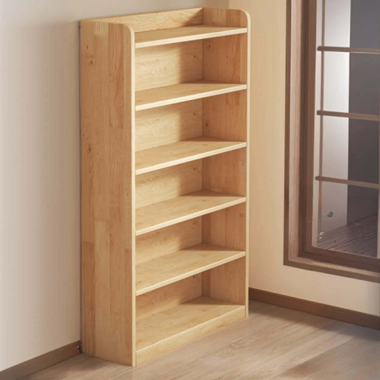 Nordic Wood Storage Bookcase