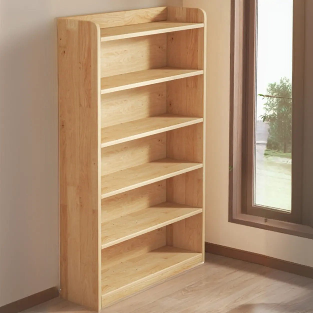 Nordic Wood Storage Bookcase