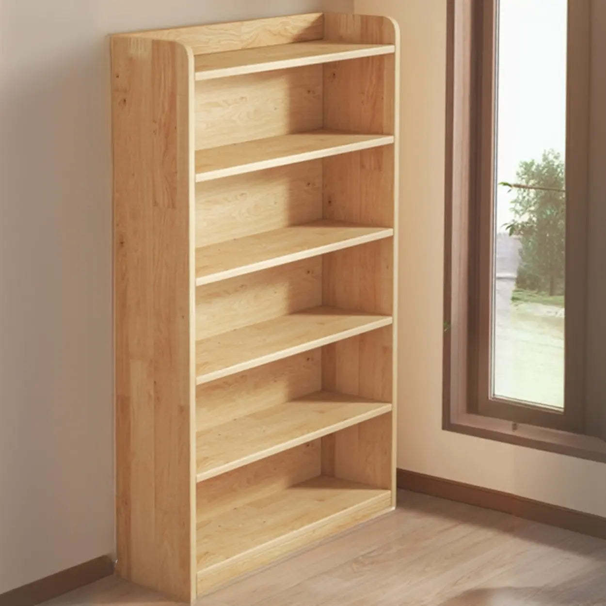 Nordic Wood Storage Bookcase