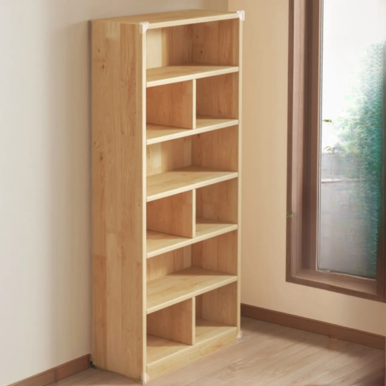 Nordic Wood Storage Bookcase