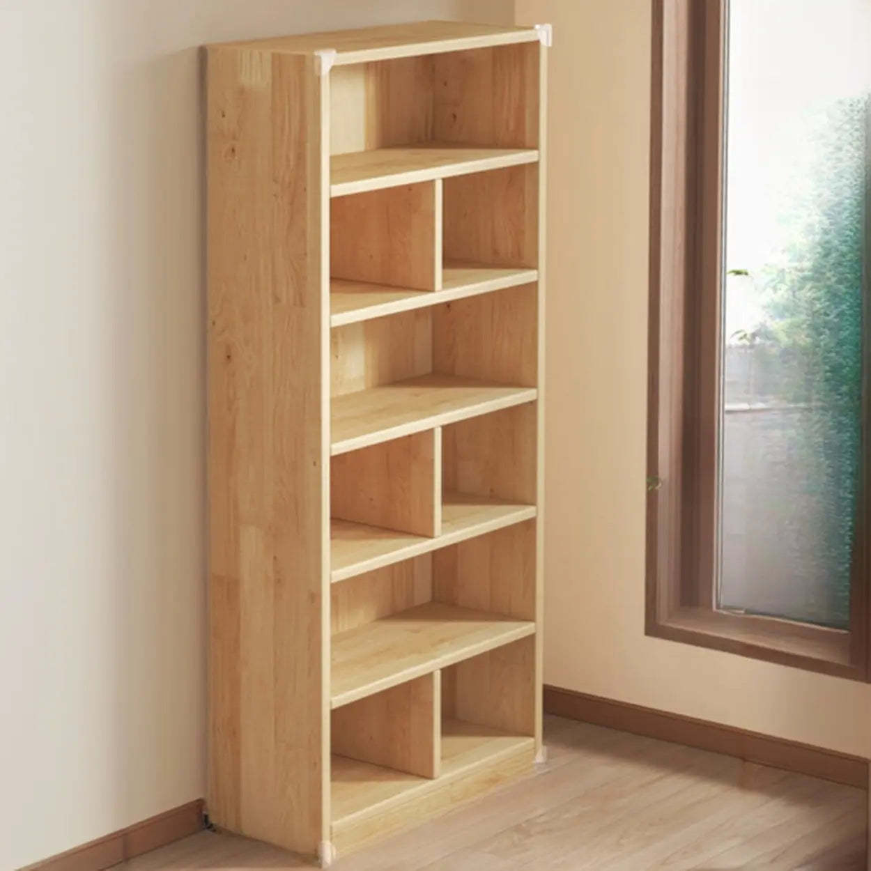 Nordic Wood Storage Bookcase