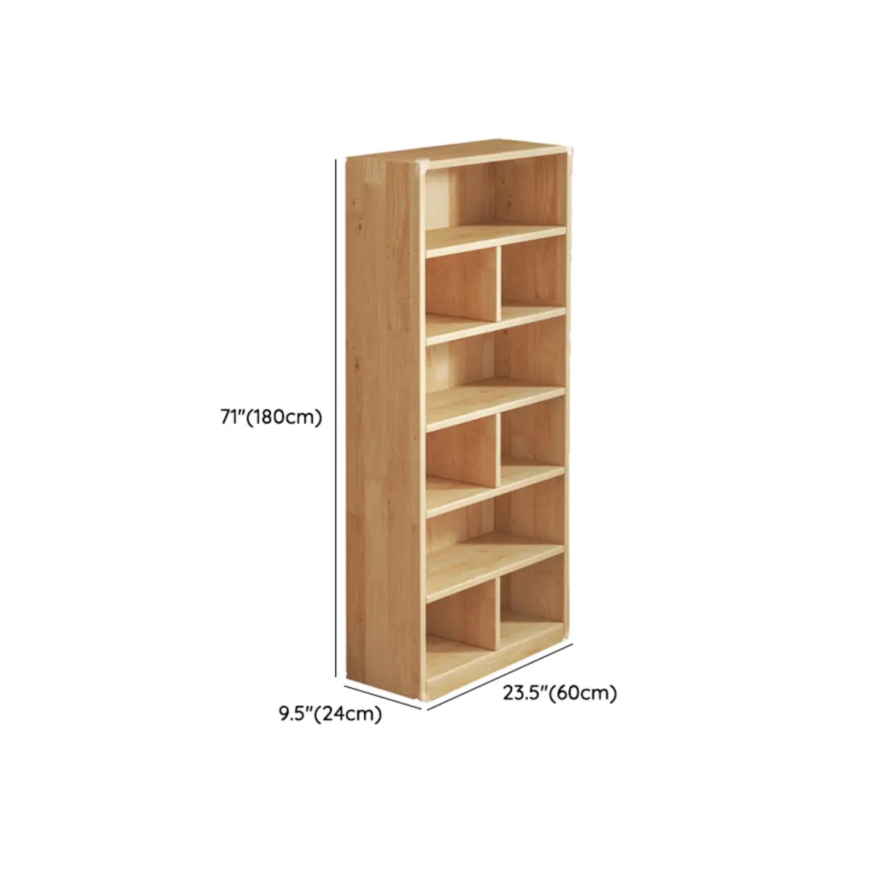Nordic Wood Storage Bookcase