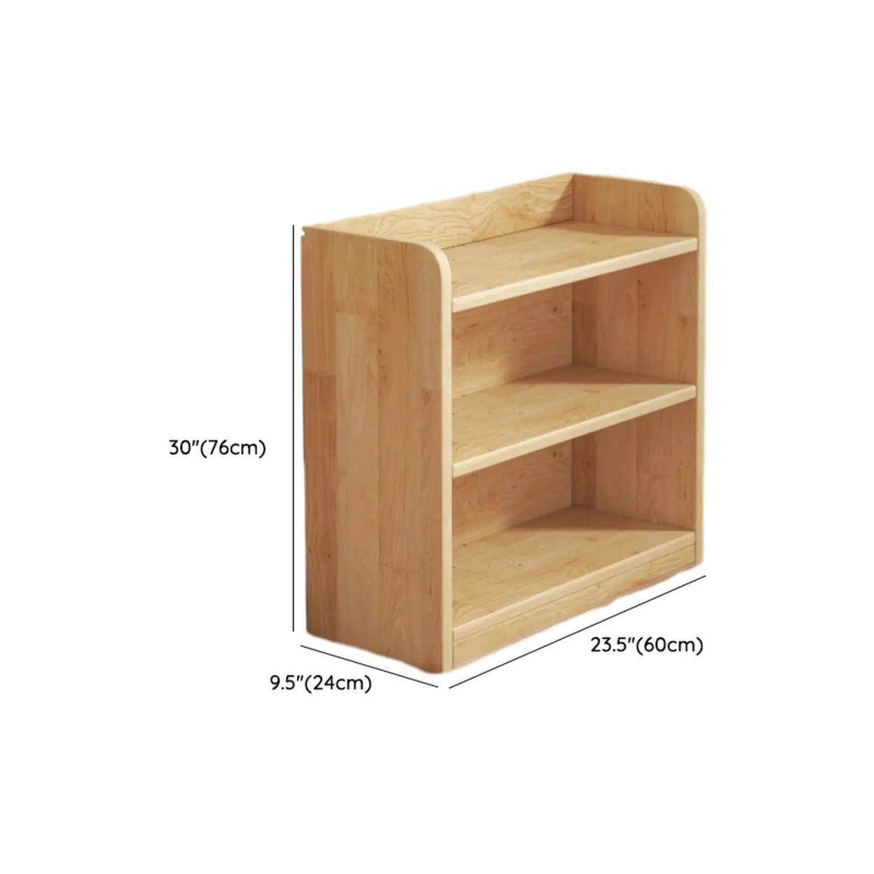 Nordic Wood Storage Bookcase