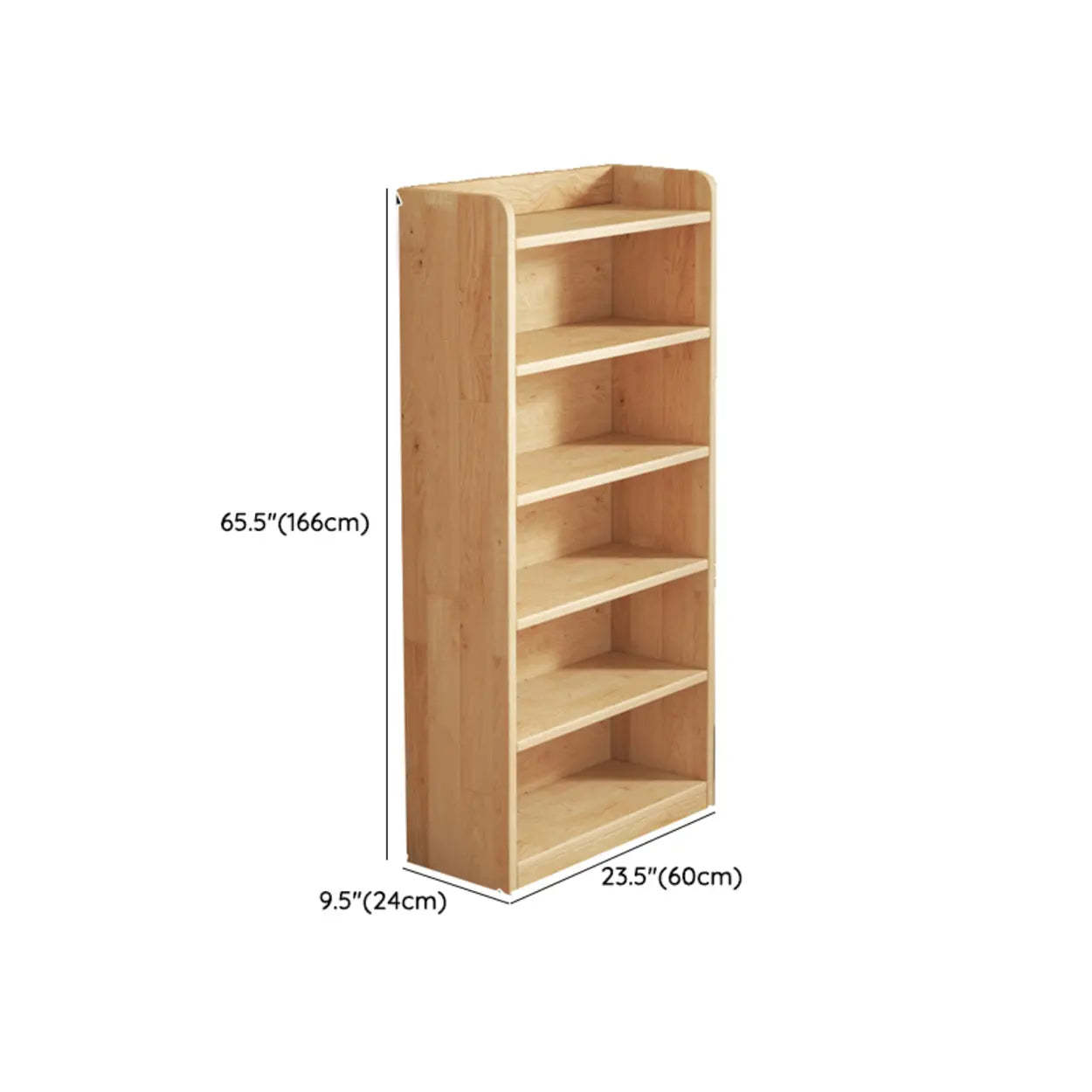 Nordic Wood Storage Bookcase
