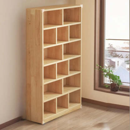 Nordic Wood Storage Bookcase
