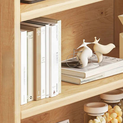 Nordic Wood Storage Bookcase